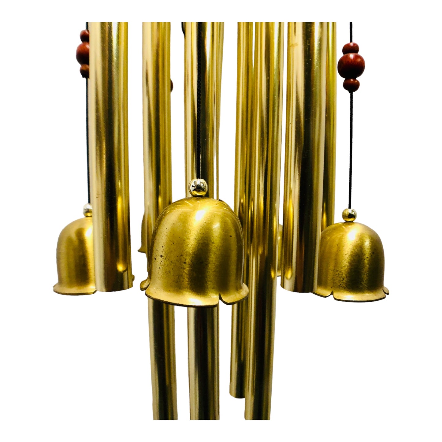 18234 - Stylish Set of Five Gold Bells Windchime for Home and Garden Decoration |A-05|