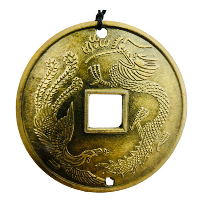 18234 - Stylish Set of Five Gold Bells Windchime for Home and Garden Decoration |A-05|