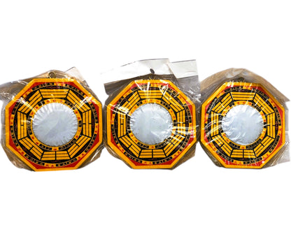 18245 - 3 Pack 4" Feng Shui Bagua Mirror Convex  |19-23|