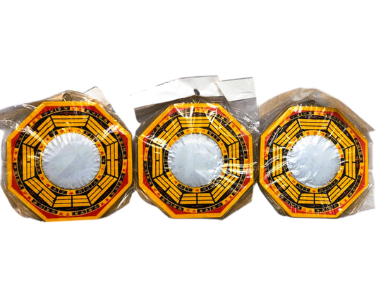 18245 - 3 Pack 4" Feng Shui Bagua Mirror Convex  |19-23|