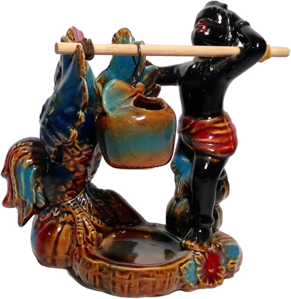 18247 - Boy w/Flapping Rooster Oil Burner - [2-2]