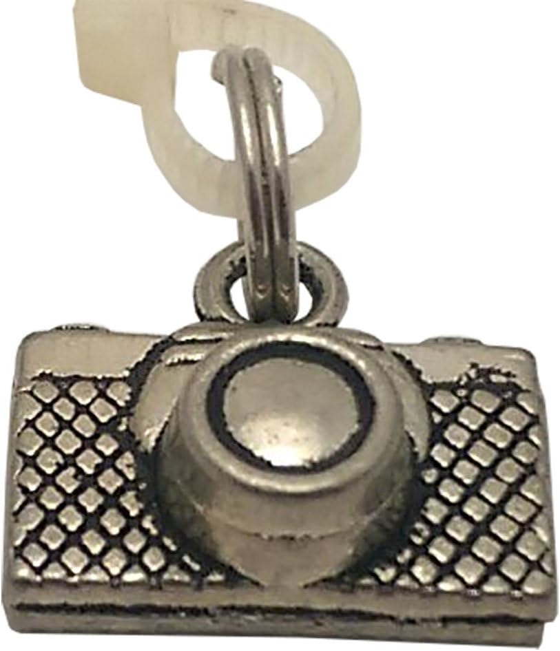 18329 - Camera Charm Silver - [Clear-171]