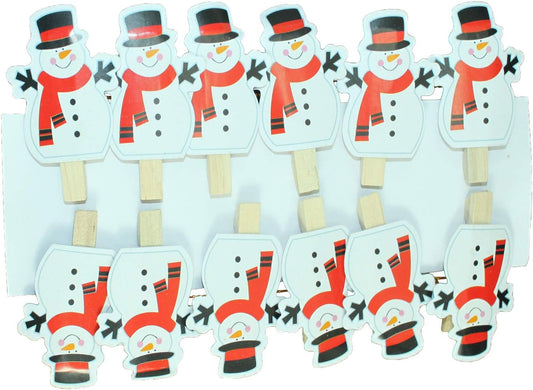 18337 - Snowman Cardholder Garland-Two Pack - [File-24]