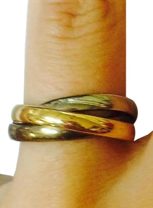 18601 - Plain Gold & Silver Rings - [PB-2]