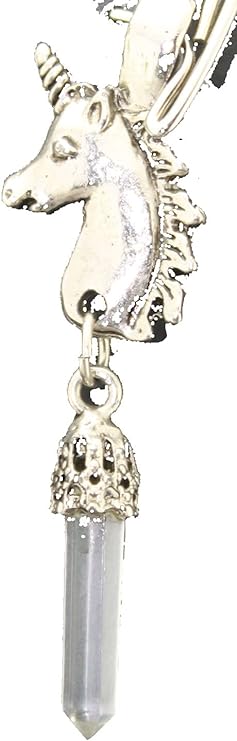 18711 - Silver Unicorn Charm - [Clear-205]