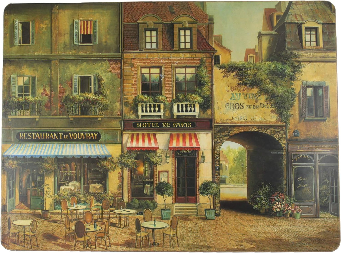 18739 - Set of Four Pimpernel Placemats- [22-1]