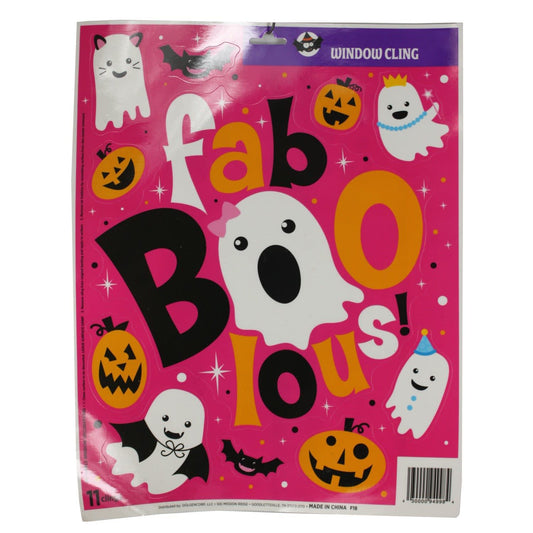 1875 - Window Clings Fab Boo Lous - |9-2/9-7|