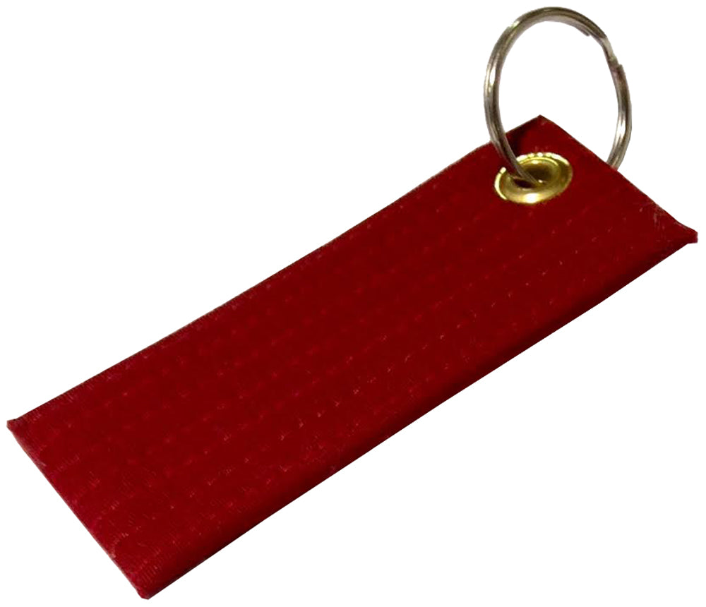 1883 - Keychain Red Belt Rank 5.5" - |DVD-42|