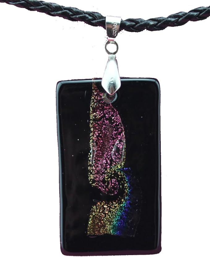 18861 - Black Rope Necklace - [Clear-205]