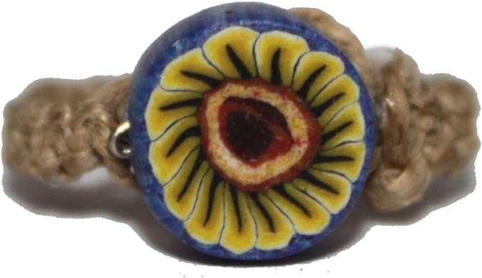 18874 - Small Braided Rope Ring - [Clear-222]