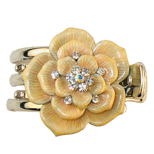 18882 - Rose Hair Clip 4" |Clear-156|