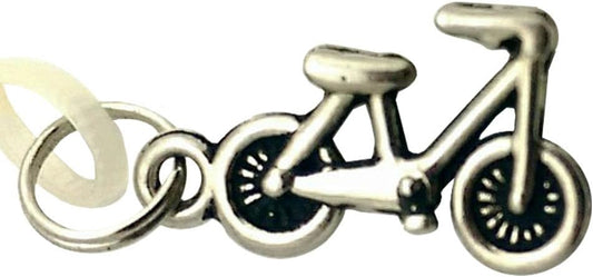 18954 - Silver Bike Charm - [Clear-97]