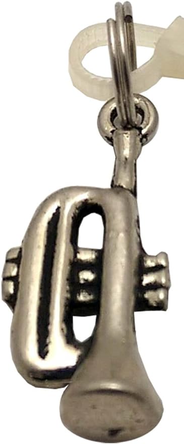 18965 - Silver Trumpet Charm - [Clear-97]