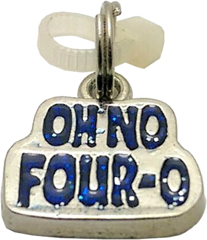 19041 - Blue Oh No Four-O Charm - [Clear-129]