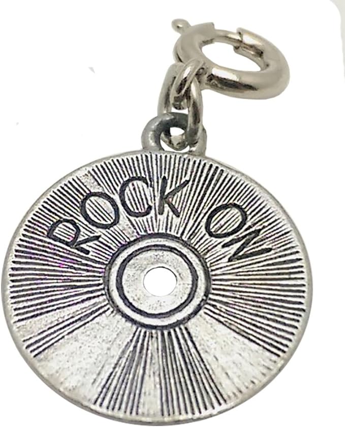 19085 - Rock On CD Clip On Charm - [Clear-129]