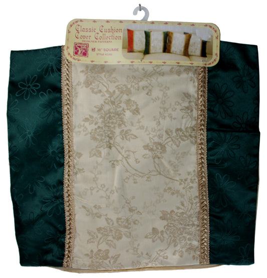 1910 - 16" Gold Green Pillow Cover - |BH Stairs|