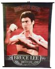 19161 - Vintage Bruce Lee Scroll Depicting Iconic Fighting Mode in Action for Art Enthusiasts |Scrolls|