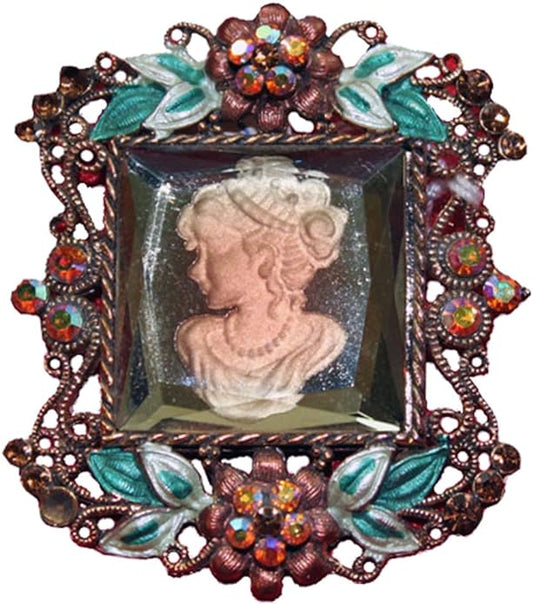 19206 - Cameo Brooch - 1.5" x 2" - [Store]