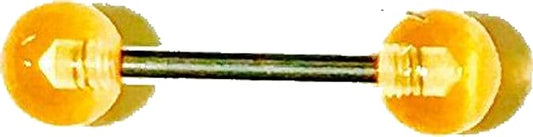 19411 - Eyebrow Straight Bar Orange - [Clear-140]