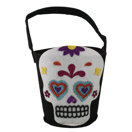 1950 - Day of Dead Felt Black Bucket |Pod 1-10|
