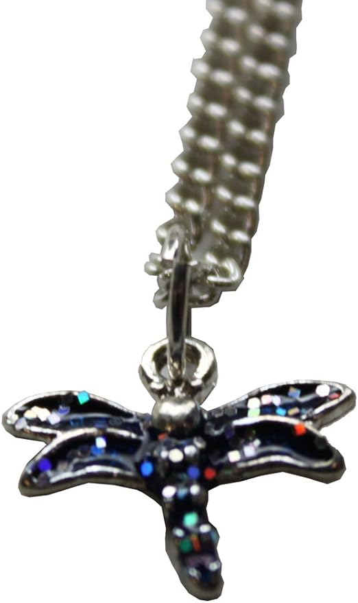 19653 - Small Dragonfly Necklace - [Clear-94]