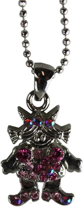 19664 - Crystal Girl Necklace - [Clear-93]