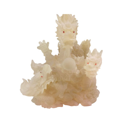1969 - 15" Frosted Lighted Dragon in Display Case - |9-5|