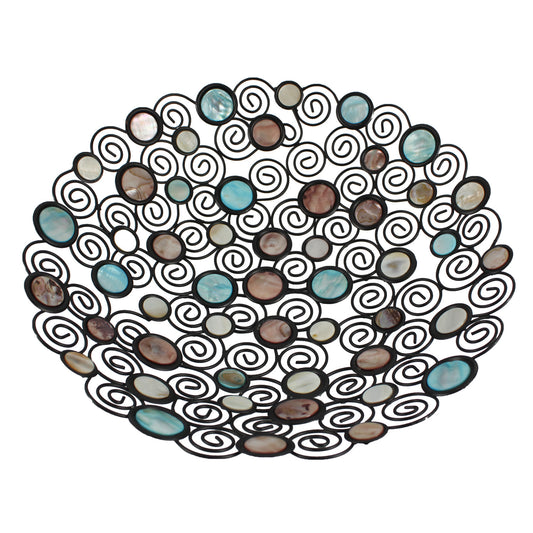 1976 - Retro 15" Metal Bowl Fruit - |C-22|