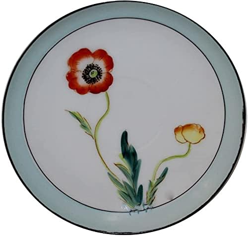 19795 - Meito Saucer Blue Poppies - |20-18|