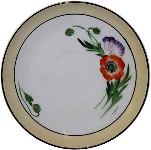 19808 - Meito China 5" Saucer 2 Flower - |20-18|