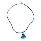 19830 - Elegant Hanging Green Frog Necklace Featuring Black Eyes For Jewelry Enthusiasts |Clear-103|