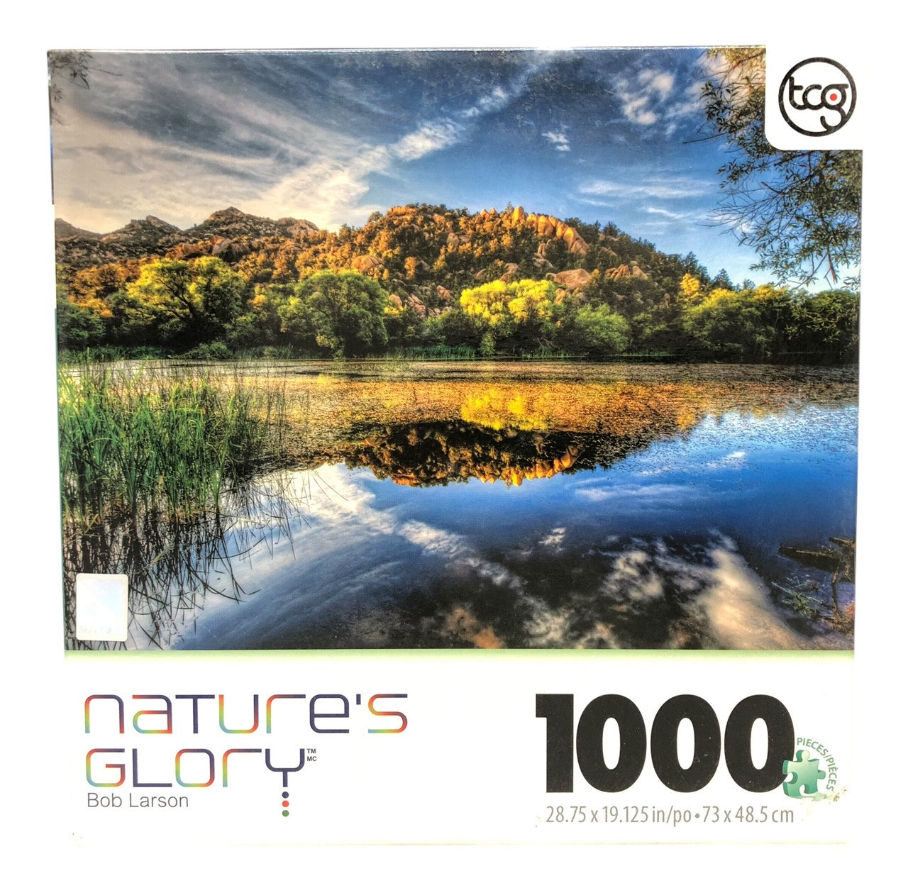 1985 - Nature's Glory Basin Retreat 1000 Piece Jigsaw Puzzle With Scenic View |GR-17|