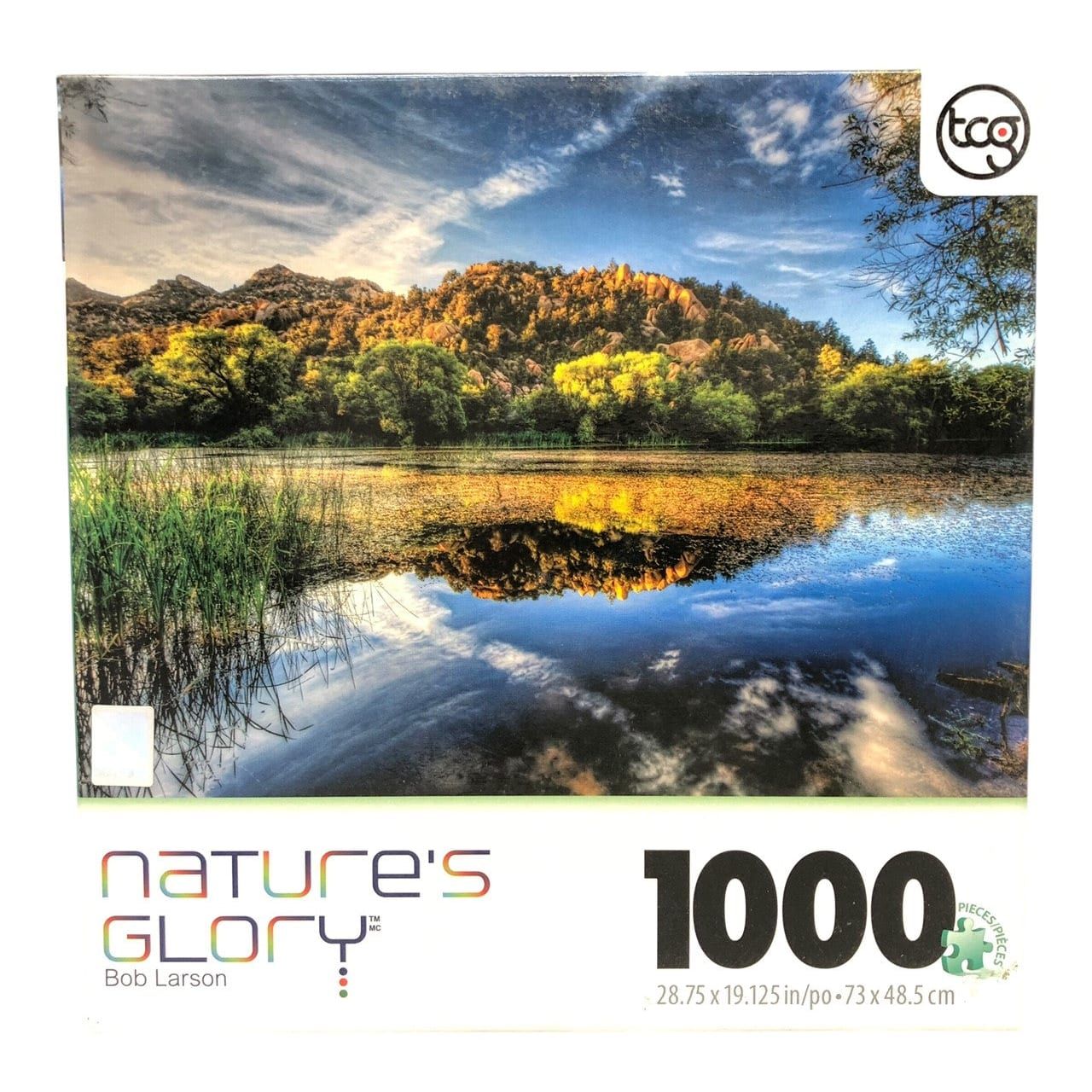 1985 - Nature's Glory Basin Retreat 1000 Piece Jigsaw Puzzle With Scenic View |GR-17|