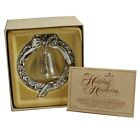 19890 - MISSING BELL Holiday Heirloom Silver Christmas Wreath Ornament for Festive Decoration |Pod 1-66|