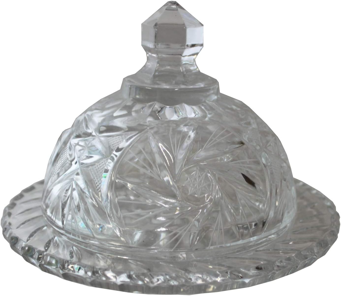 1992 - Domed Crystal Cheese Plate - |9-14|