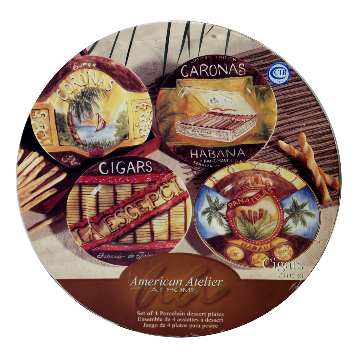 1998 - American Atelier Plates Cigars - |20-14|