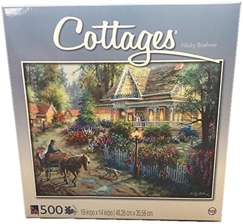 730 - Cottages A Country Greeting Puzzle - |GR-9|