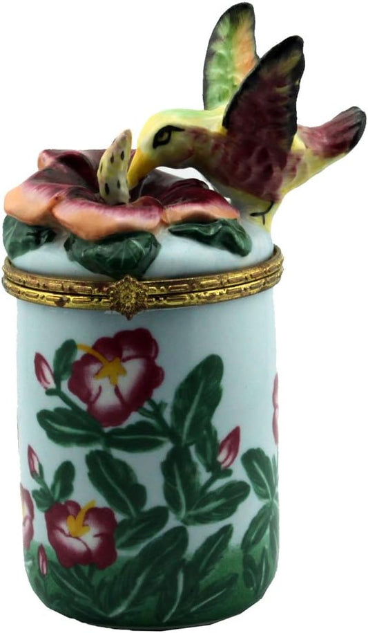 20072 - 5" Hummingbird Jar w/Flowers - [2-3]