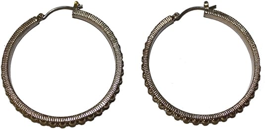 20235 - Hoop Earrings - [Clear-130]
