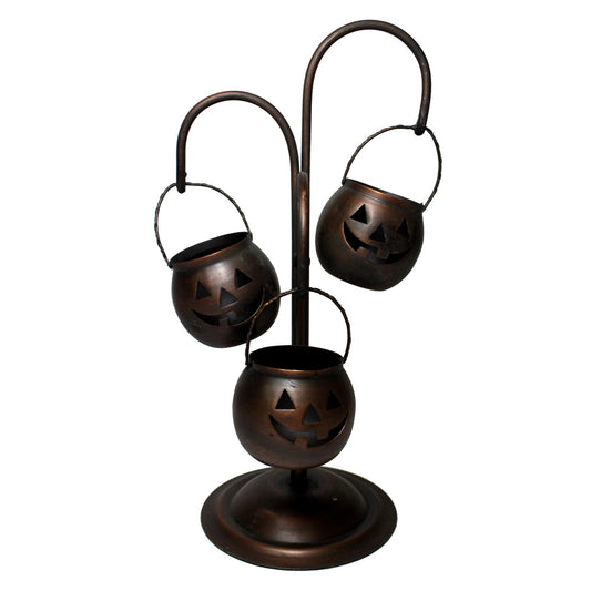 2023 - 14" Copper Pumpkin Tea Lights |15-30|