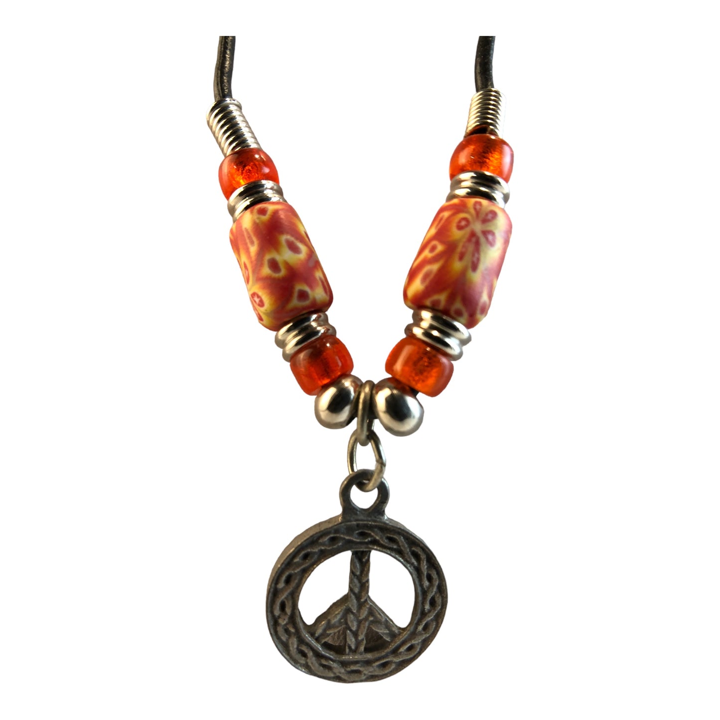 2025 - Peace Necklace Assorted Color - |Clear-102|