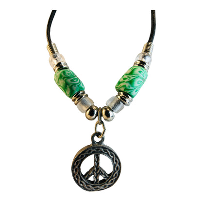2025 - Peace Necklace Assorted Color - |Clear-102|