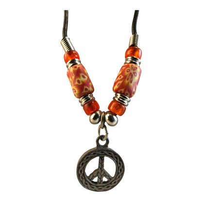 2025 - Peace Necklace Assorted Color - |Clear-102|