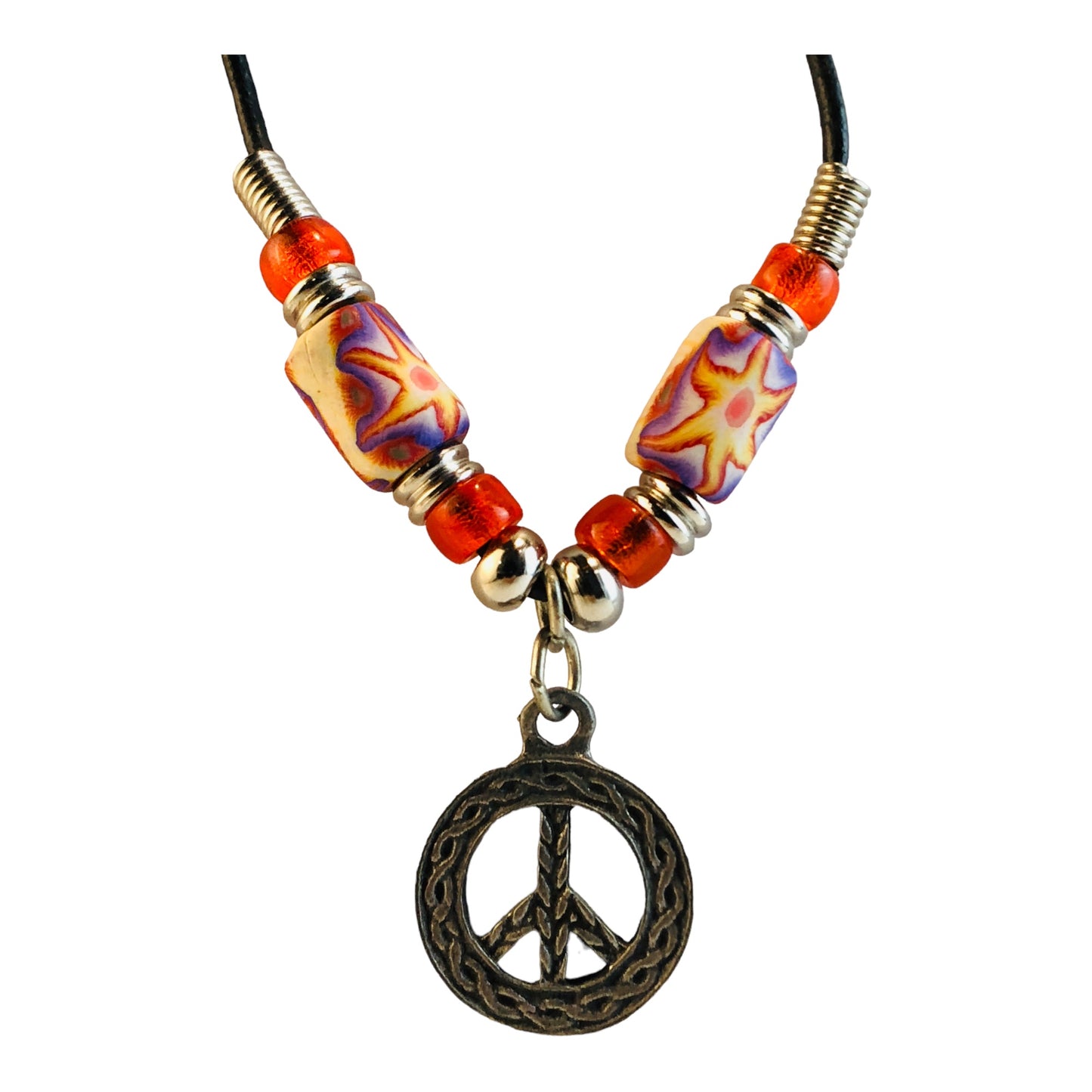 2025 - Peace Necklace Assorted Color - |Clear-102|