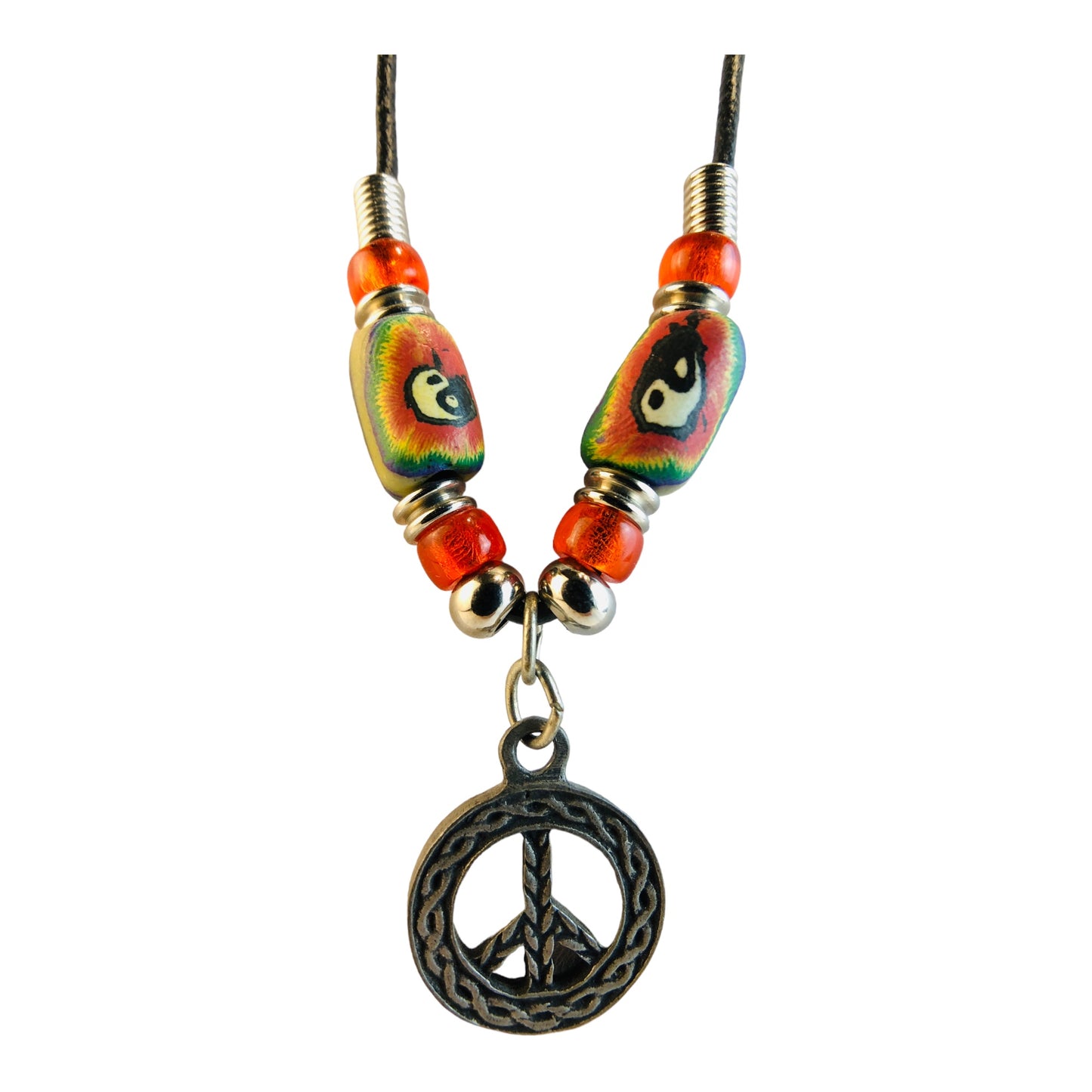 2025 - Peace Necklace Assorted Color - |Clear-102|