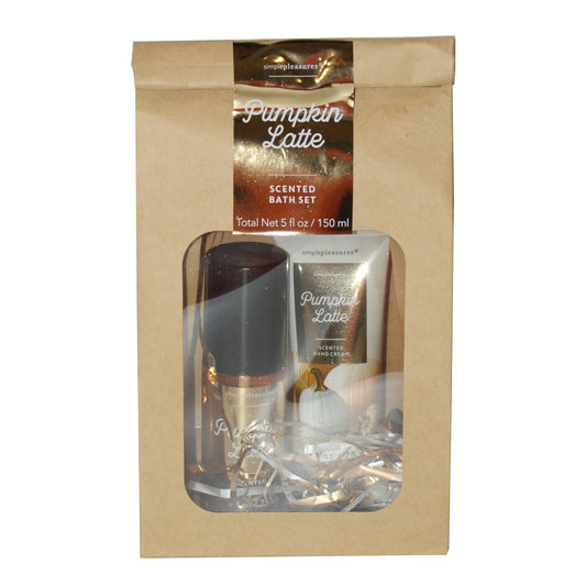 2034 - Pumpkin Latte Scented Bath Set - |BA-14|