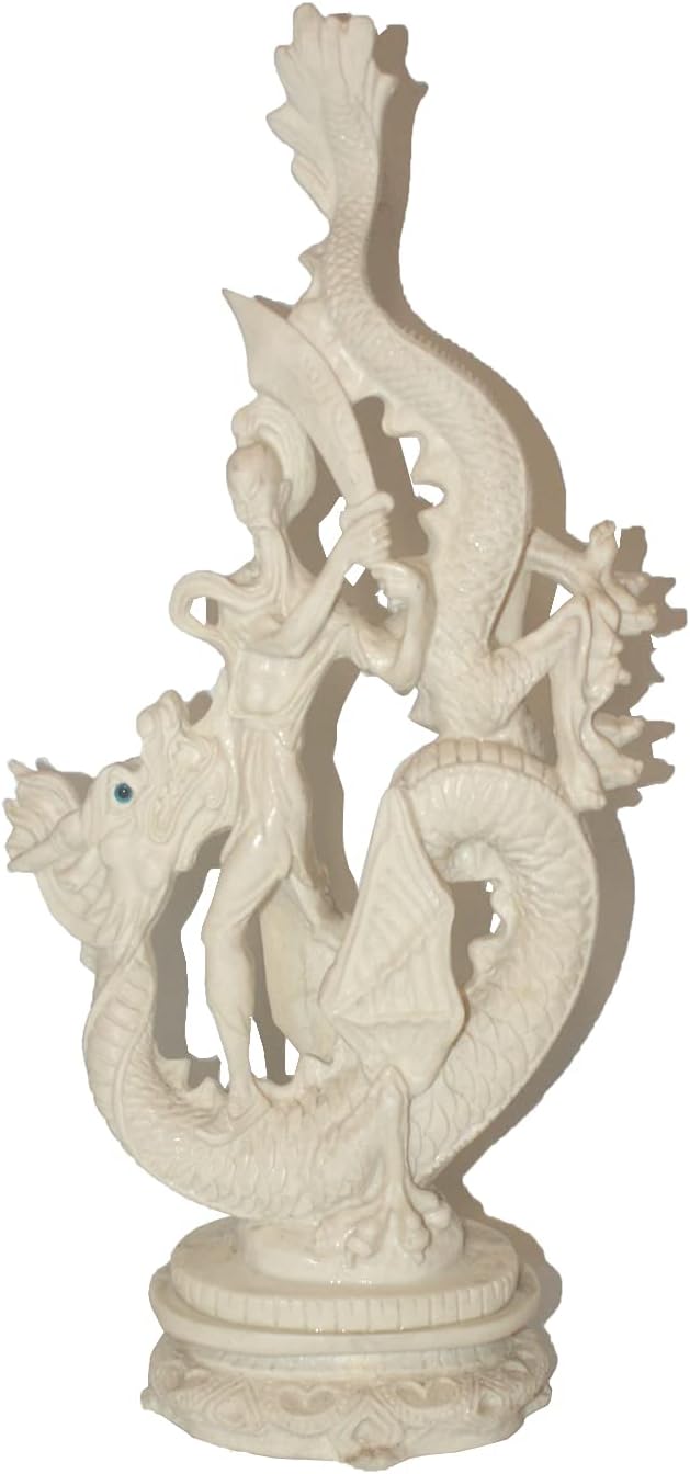 2059 - 14" White Dragon - Fighting Man - |Z-70|