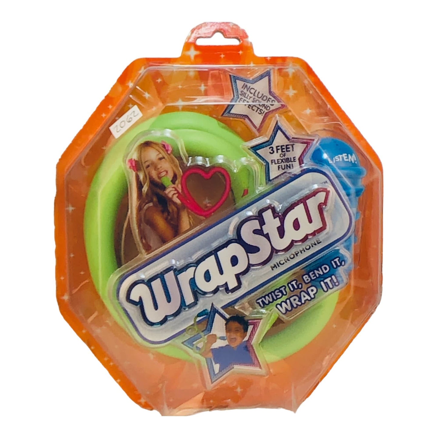 2062 - Wrap Star Microphone 3' of Flexible Fun Silly Sound Effects |R-37|