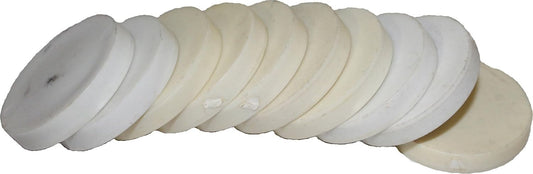 20642 - 10 Asst White Plastic Slammers - [24-C Down]