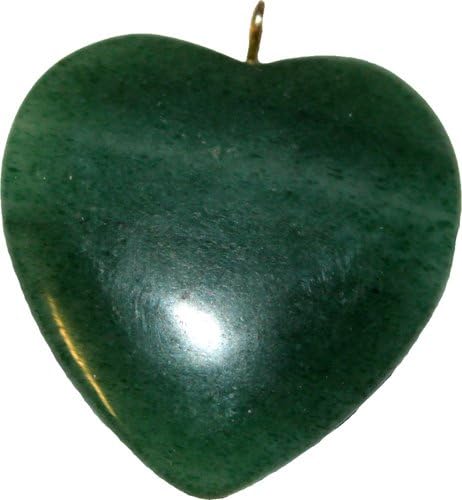 20660 - Large Jade Heart Pendant - [Clear-140]